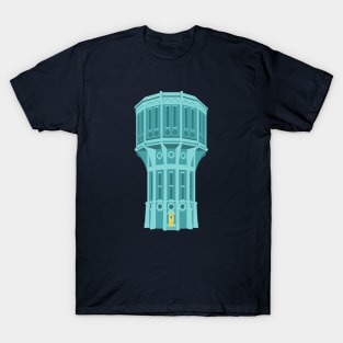 Water tower in Leiden Holland T-Shirt